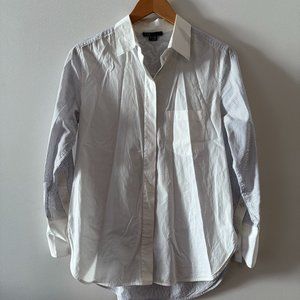 Vince Pinstripe Two-Toned Button Down Shirt Size 2